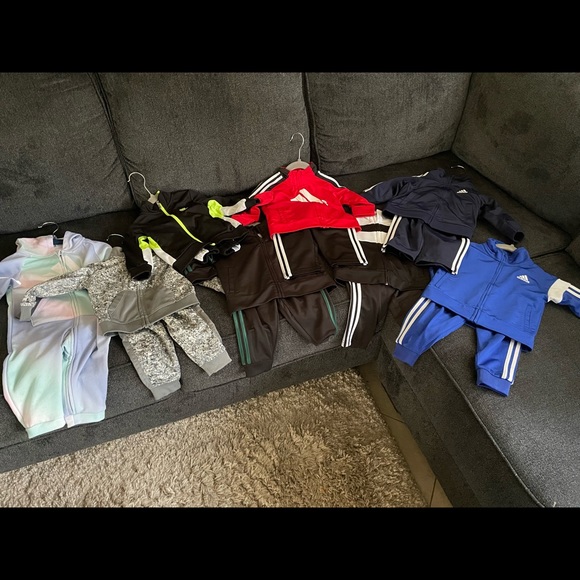 Adidas and Nike jump suits will fit baby boys 12 to 16 months old - Picture 1 of 9